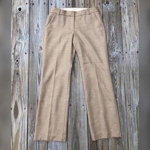 J. CREW 100% wool tan pants trousers